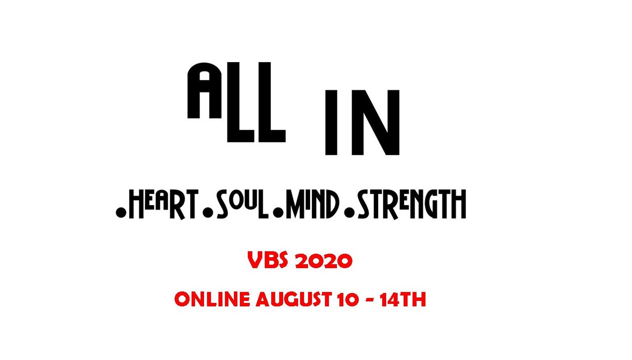 Vacation Bible School 2020 – ALL IN