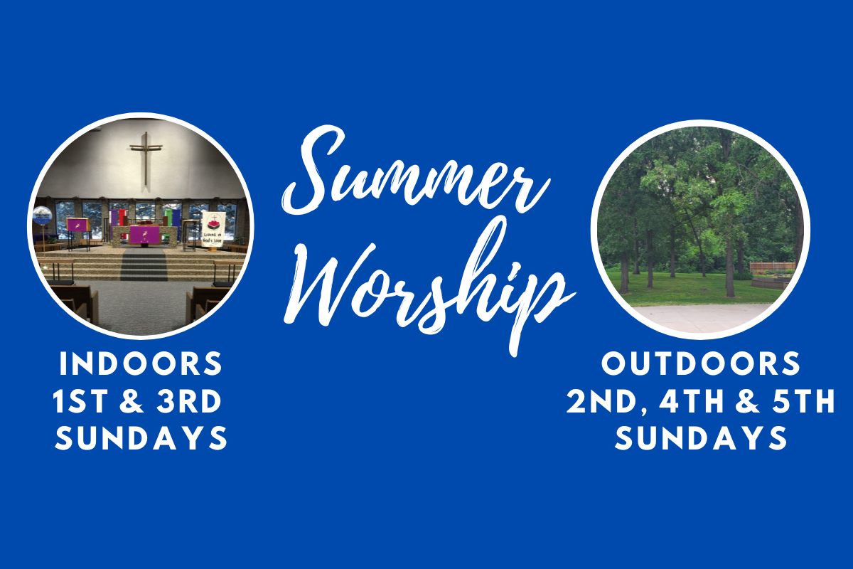 Summer worship schedule