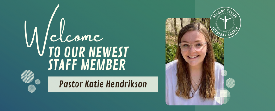 Abiding Savior calls a new Associate Pastor!