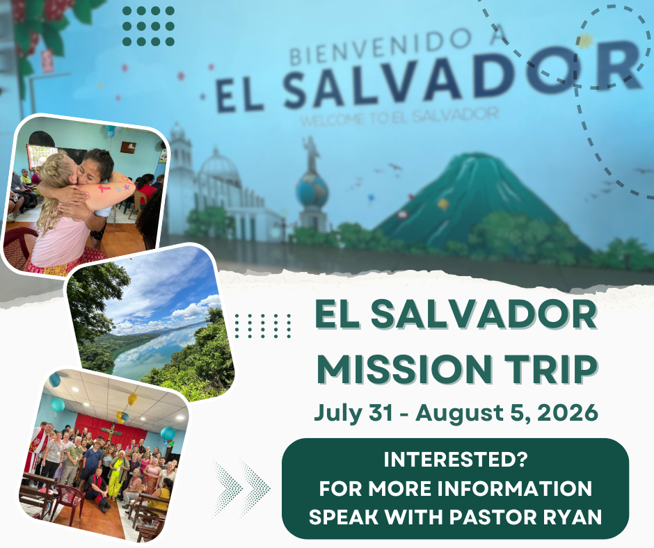 El Salvador Mission Trip – Summer 2026
