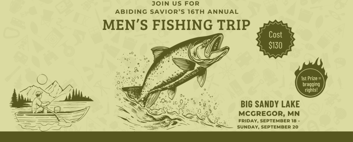 Men’s fishing trip in McGregor, MN